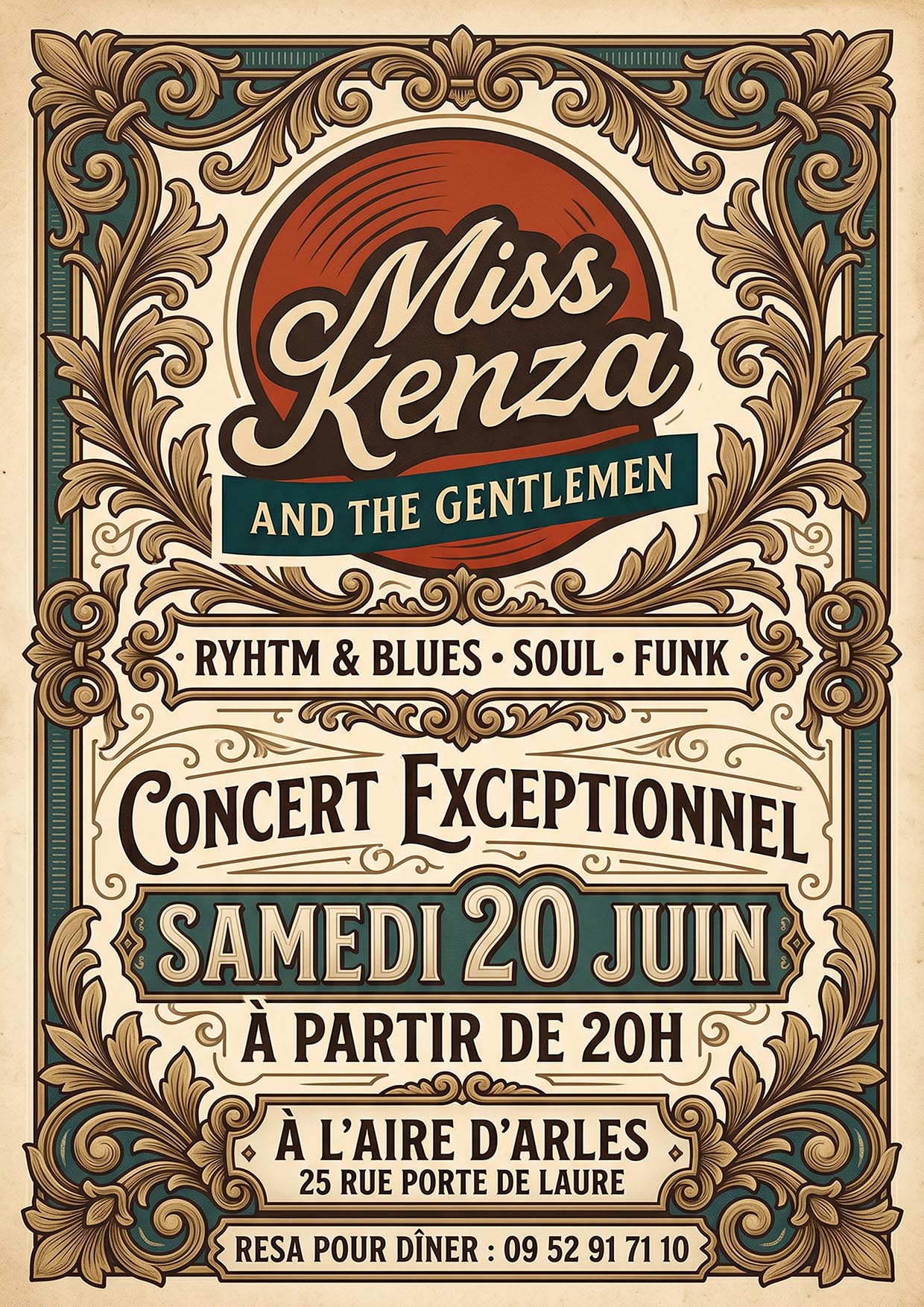 Concert Miss Kenza & Les Gentlemen